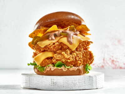 Spicy Angry Nachos Sandwich