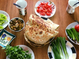 Halloumi Cheese with Pastrami Manoucheh