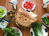 Halloumi Cheese with Potatoes Manoucheh