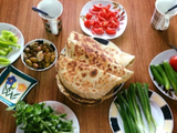 Thyme with Halloumi Cheese Manoucheh