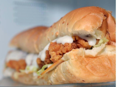 Chicken Zinger With Cheese Sandwich