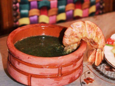 Molokhia With Shrimp Cassrole