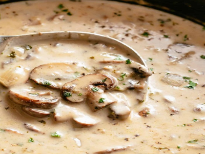 Creamy Wild Mushroom Soup