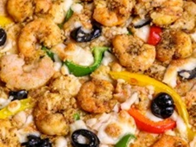 Shrimp Oriental Pizza