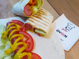 Hot Dog Wrap Sandwich
