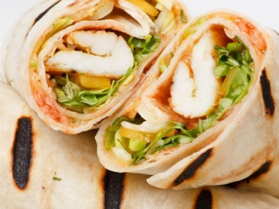 Chicken Strips Wrap Sandwich