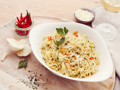 Aglio E Olio Spaghetti