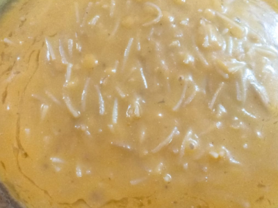 Yellow Lentil Soup With Vermicelli