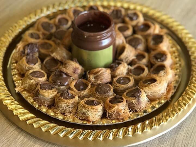 Asawer Konafa With Nutella Chocolate