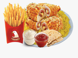 Chicken Roll Meal