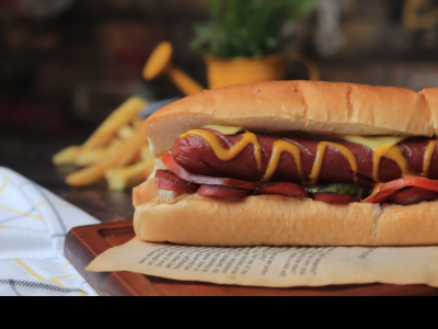 American Hot Dog Sandwich