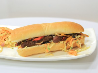 Oriental Sausage Sandwich