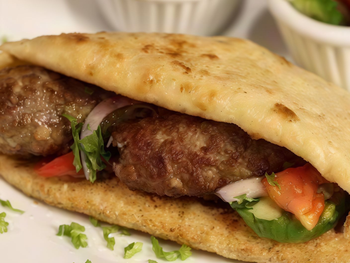 Mutton Kofta Sandwich