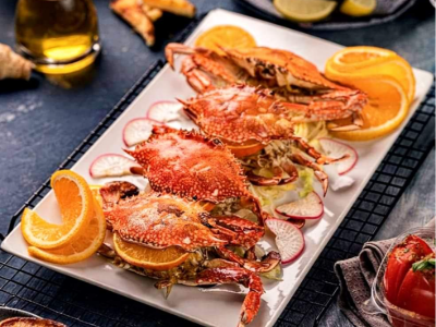 Grilled Crabs