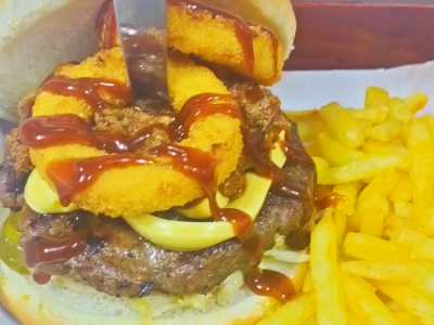 American Burger Sandwich