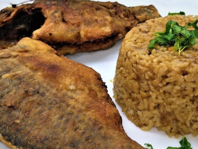 Fried Tilapia Fish Meal