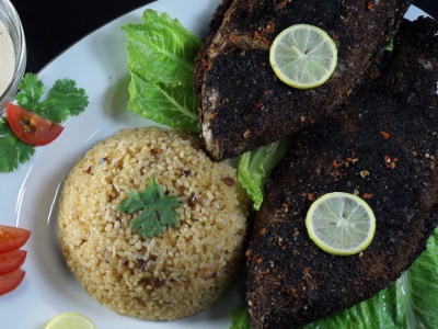 Grilled Tilapia Fish Meal