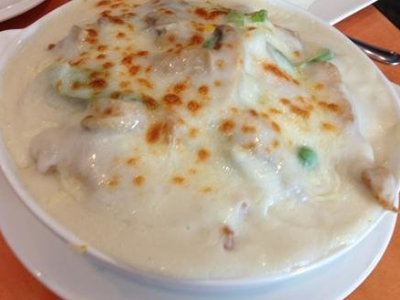Seafood Casserole With White Sauce