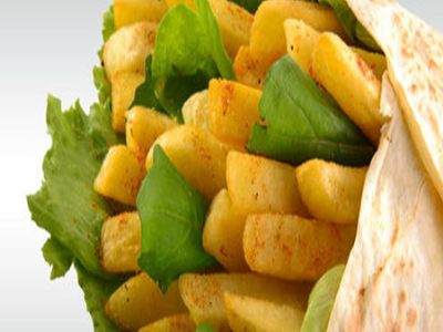 French Fries Syrian Sandwich
