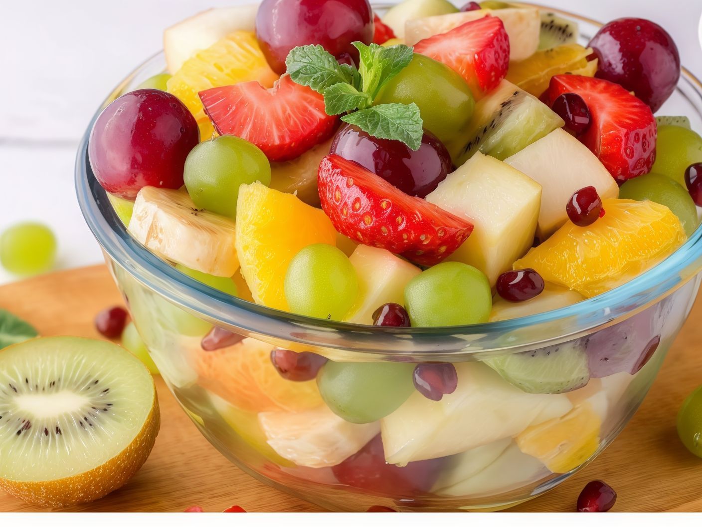 Fruit plate without juice