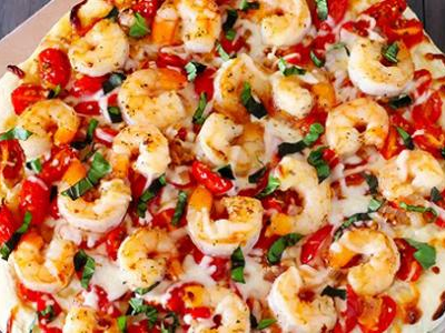 Italian Shrimp Pizza