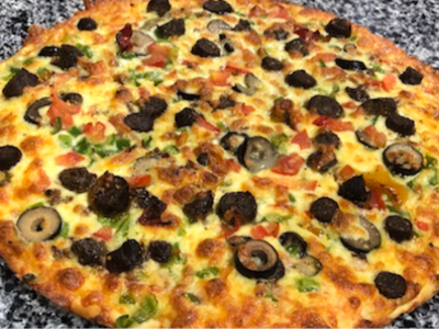 Oriental Sausage Pizza