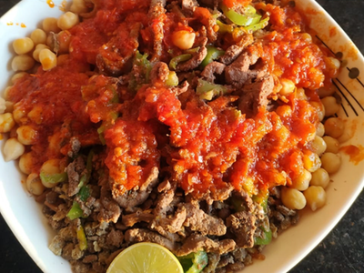 Koshary El Magnon With Liver