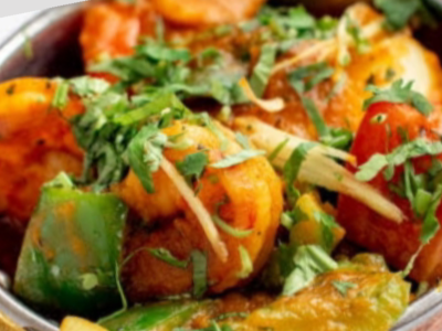Jalfrezi Shrimp Platter