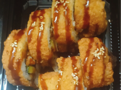 Hot Fried Teriyaki Roll - 8 Pieces