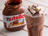 Nutella Chocolate Milkshake