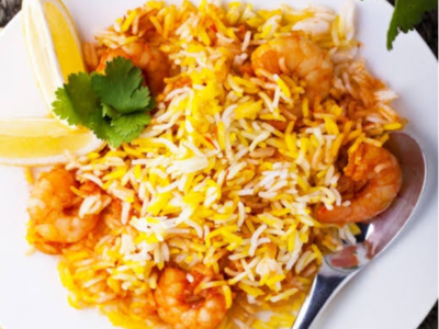 Biryani Shrimp Platter