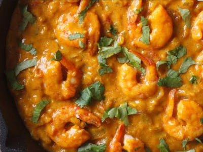 Masala Shrimp Platter