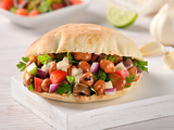 Foul With Salad Sandwich