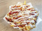 French Fries With BBQ Sauce