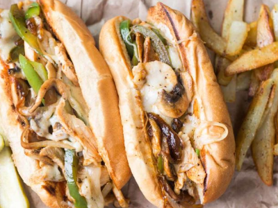 Grilled Chicken with Mushroom Sandwich