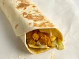 Crispy Chicken Sandwich In Tortilla Bread