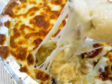 Pasta With Chicken And Mozzarella Cheese Casserole