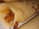 Chicken With Curry Sauce Crepe