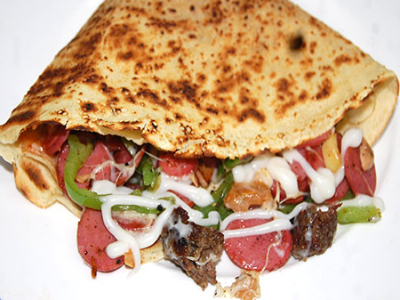 Bikini Hot Dog Crepe