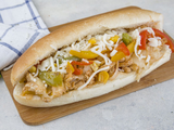 Grilled Chicken Sandwich With Mushroom And Cheese
