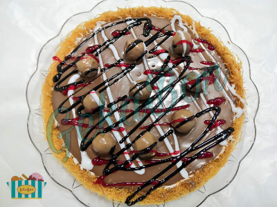 Konafa With Chocolate Tart