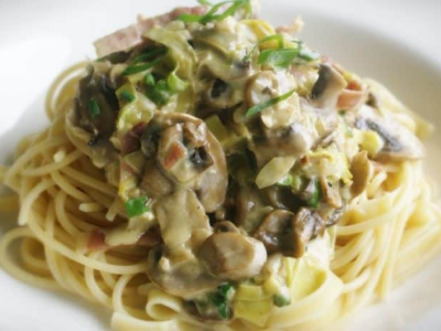 Spaghetti With Mushroom