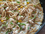 White Sauce Pasta With Mushroom