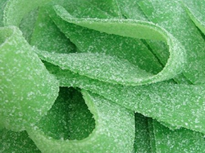 Green Apple Sour Belts Candies