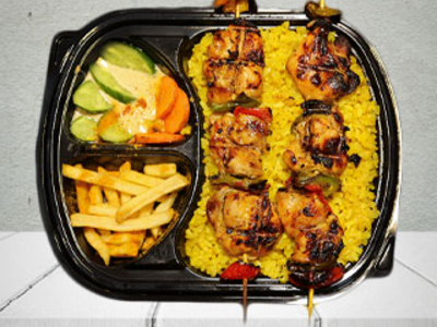 Charcoal Shish Tawook Meal