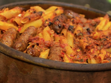 Oriental Sausage Pasta