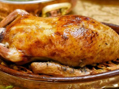 Stuffed Pigeon With Rice