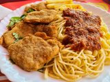 Chicken Pane Spaghetti