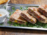 Hawawshi With Garlic Dip Salad