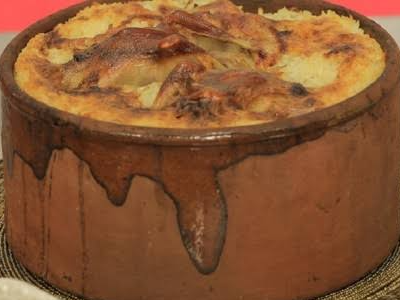 Oven Baked Rice With Pigeons Casserole